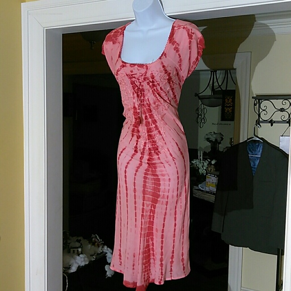 ladies tie dye dresses